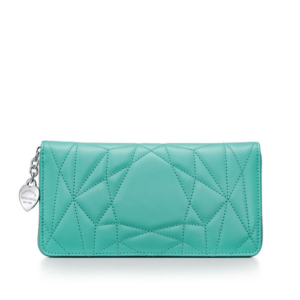 Return to Tiffany™:Padded Large Wallet in Tiffany Blue® Leather