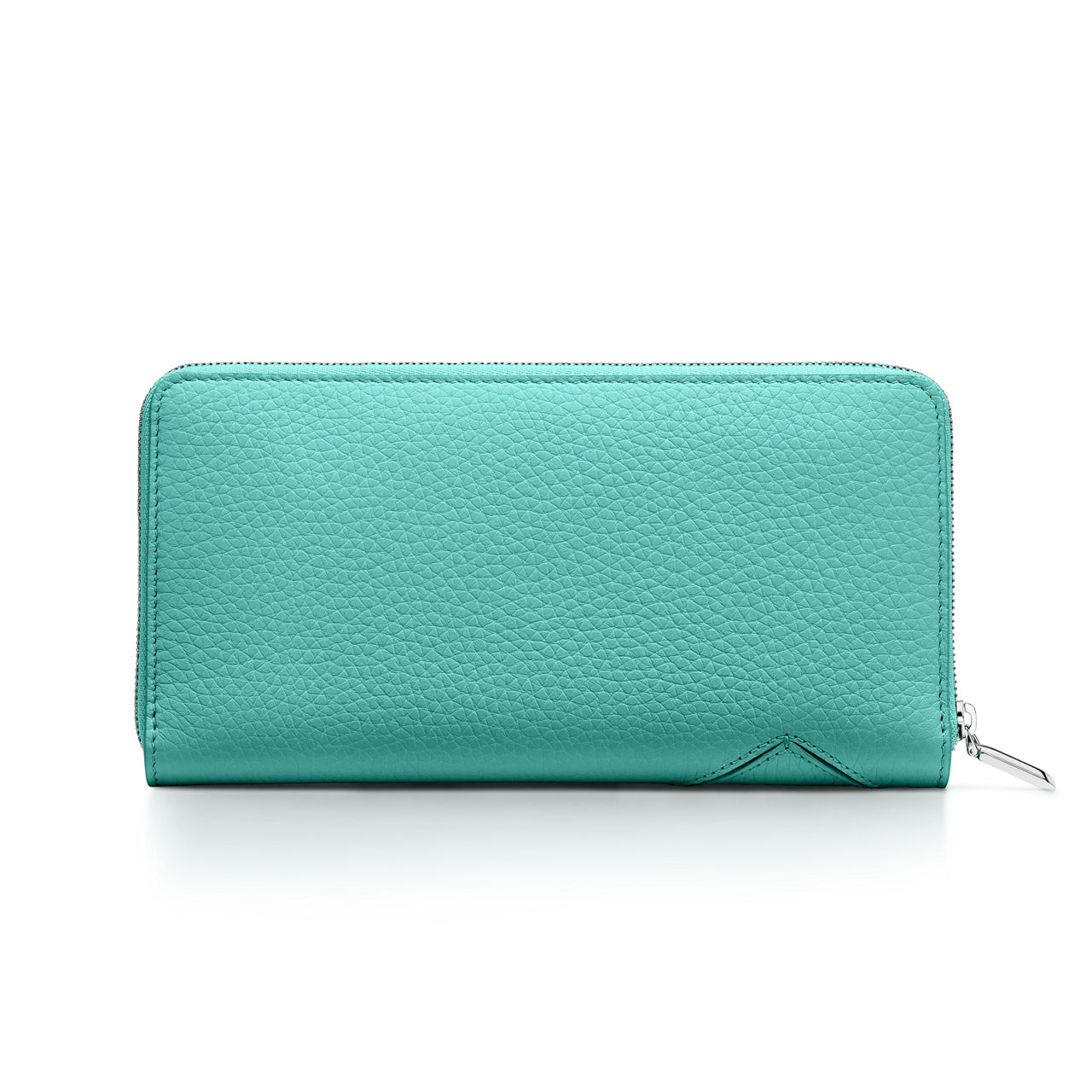 Return to Tiffany™:Zip Wallet and Keyring Set in Leather image number 6