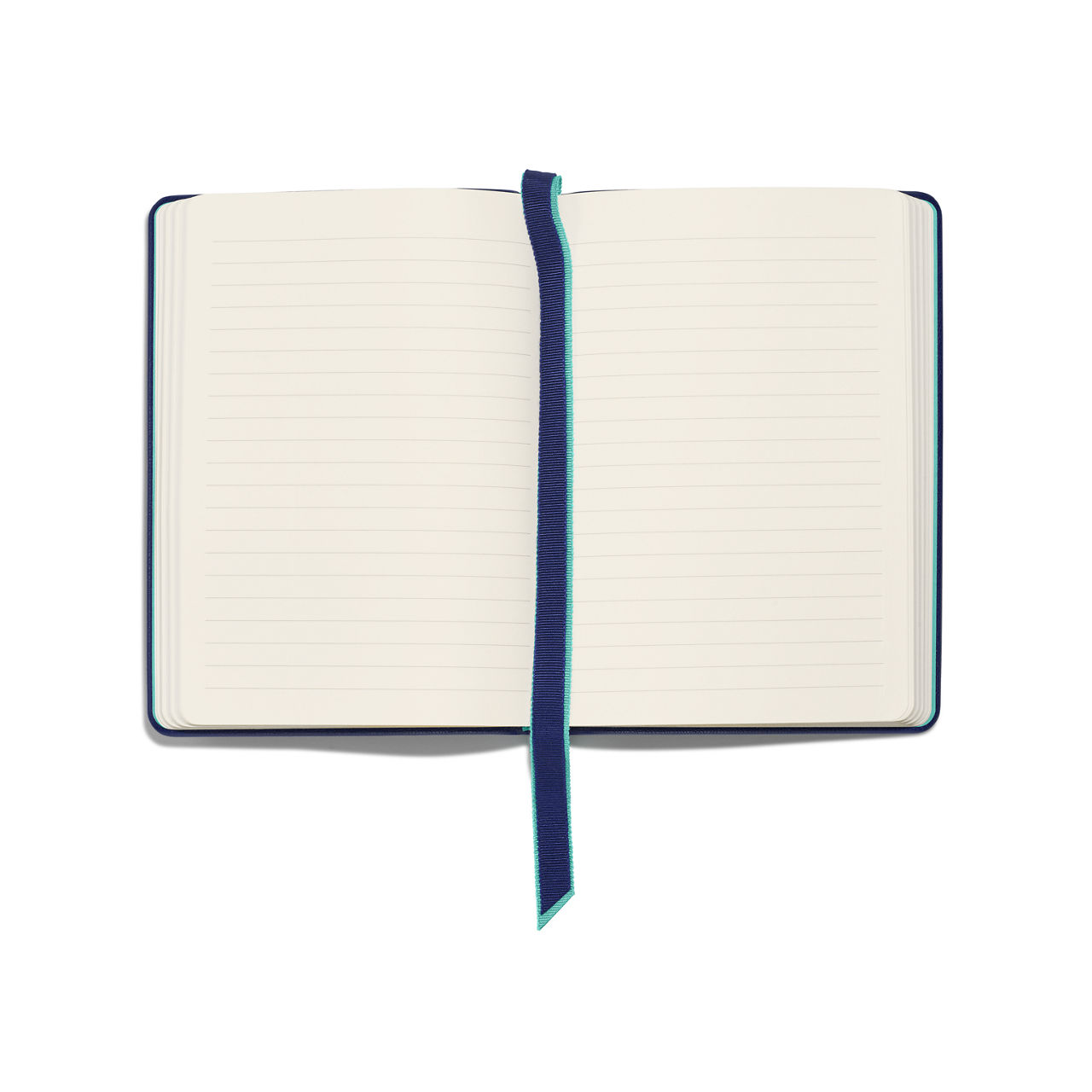 Cuaderno en piel de color azul marino