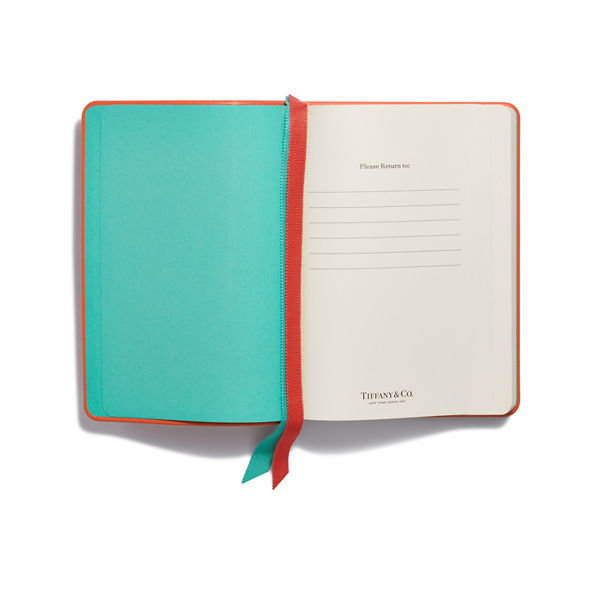 Personal Essentials:Notebook in Carnelian Orange Leather