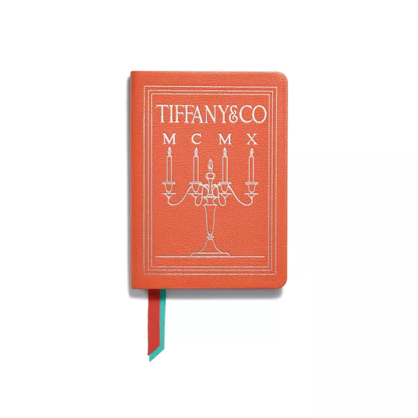 Notebook in Carnelian Orange Leather