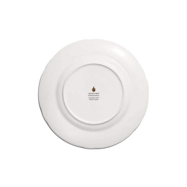 Tiffany Crest:Dessert Plate in Bone China