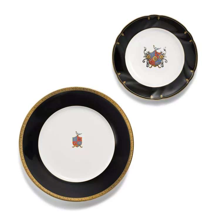 Collezione Tiffany Crest:Piatto da dessert in porcellana fine, 2