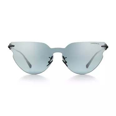 Tiffany HardWear:Sunglasses in Titanium with Blue Lenses, 2