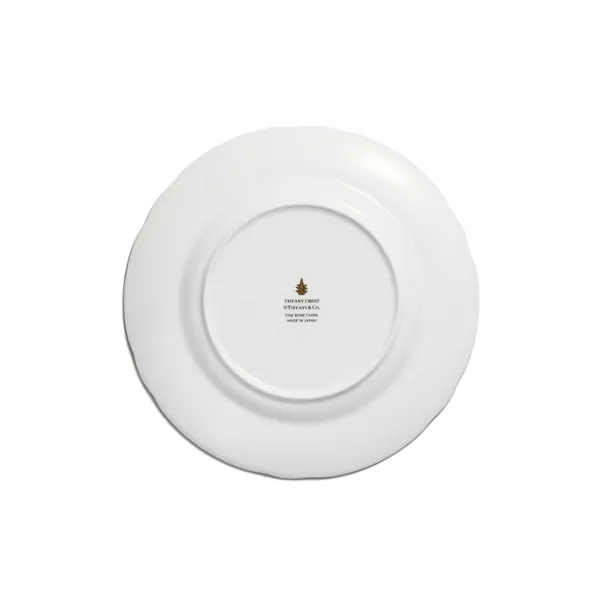 Tiffany Crest:Dessert Plate in Bone China