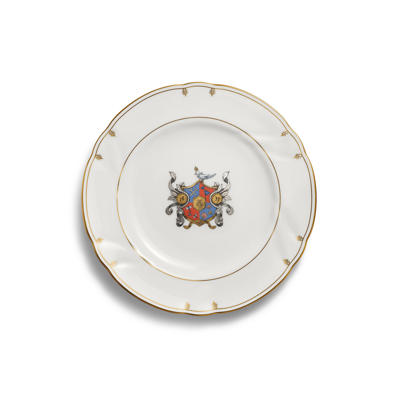 Tiffany Crest:Dessert Plate in Bone China image number 0