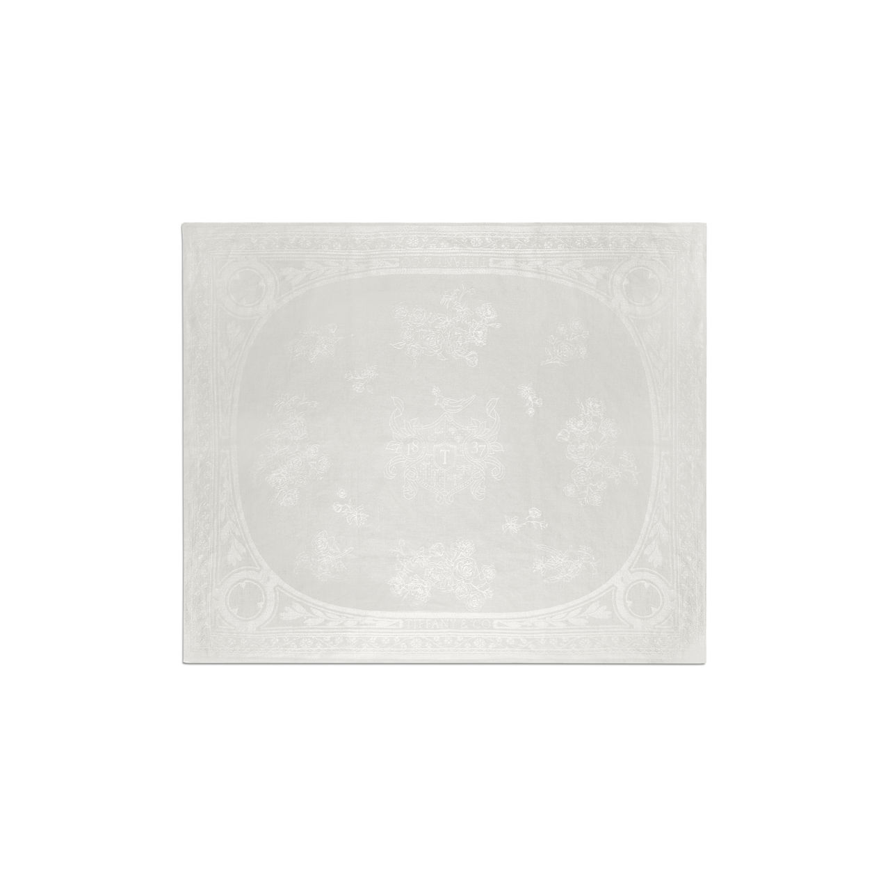 Napkin in Embroidered White Linen