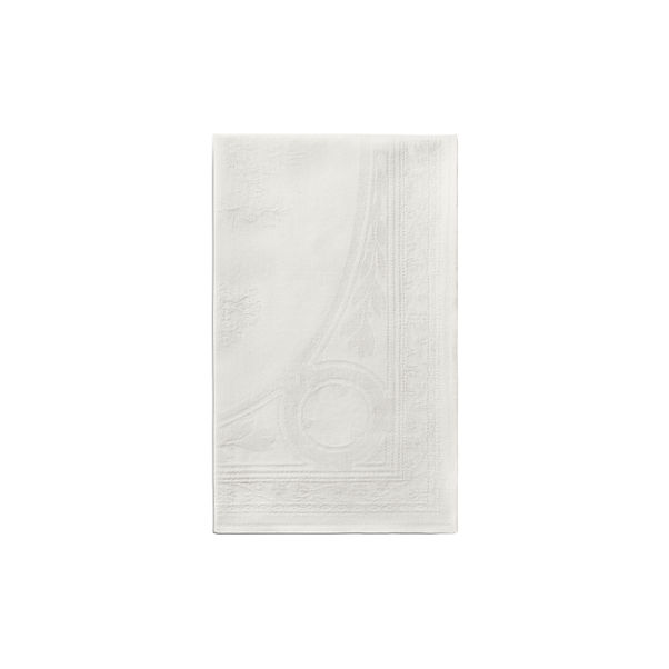 Tiffany Crest:Napkin in Embroidered White Linen