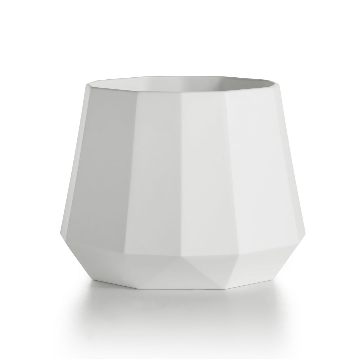 Tiffany Facets:Wide Tapered Vase in Bone China image number 0