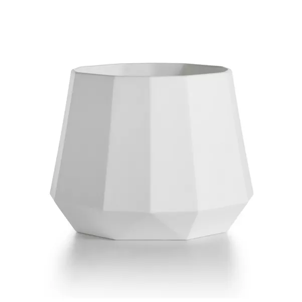 Wide Tapered Vase in Bone China
