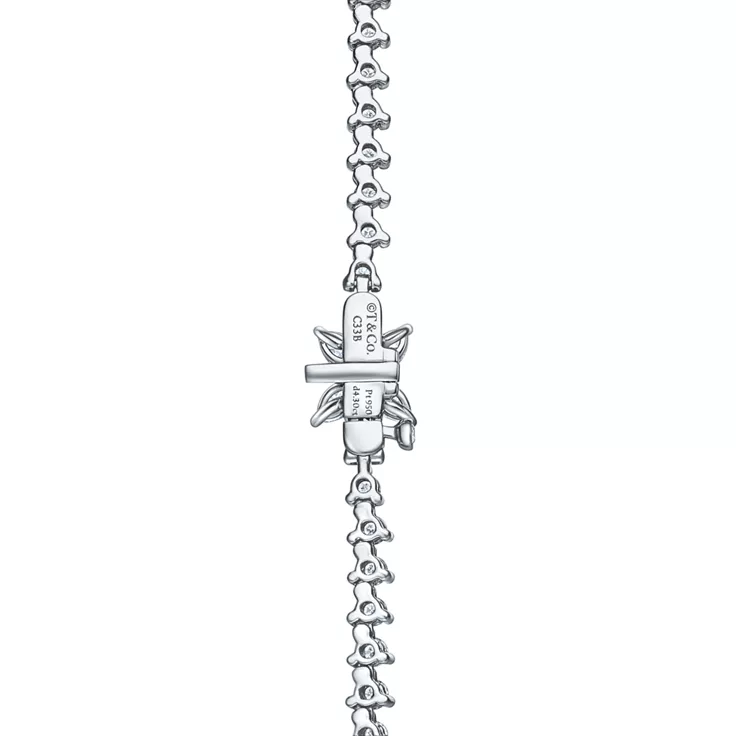 Collezione Tiffany Victoria&reg;:Collana in platino con diamanti, 4