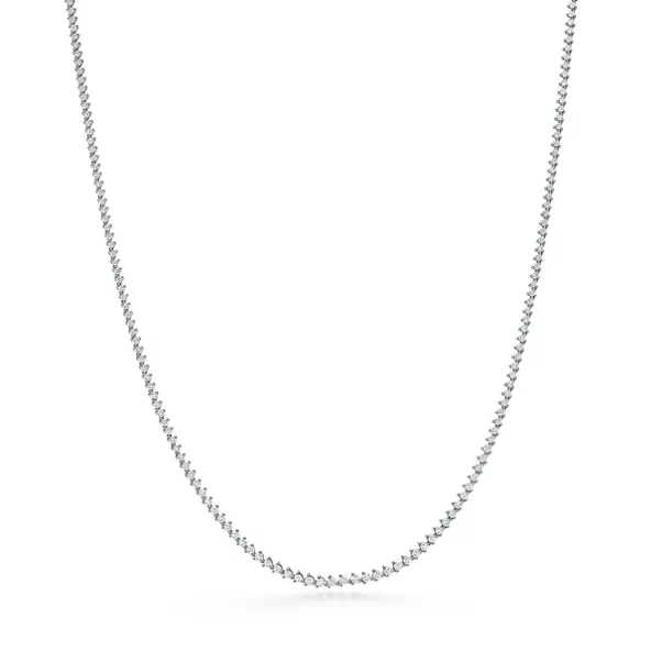 Tiffany Victoria&reg;:Diamant-Halskette in Platin