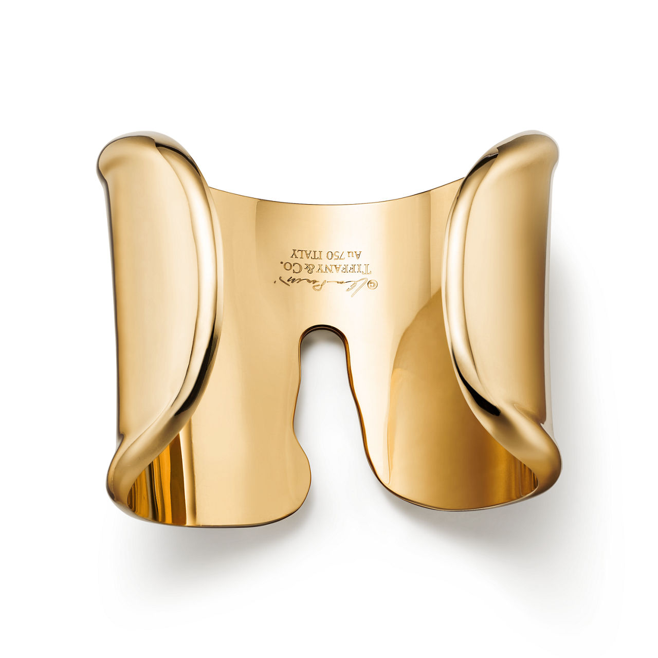 Elsa Peretti®:Split Cuff in Yellow Gold, Medium image number 3