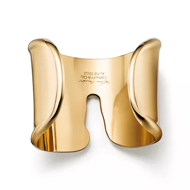 Elsa Peretti®:Split Cuff in Yellow Gold, Medium, 3