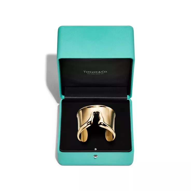 Elsa Peretti®:Split Cuff in Yellow Gold, Medium, 4
