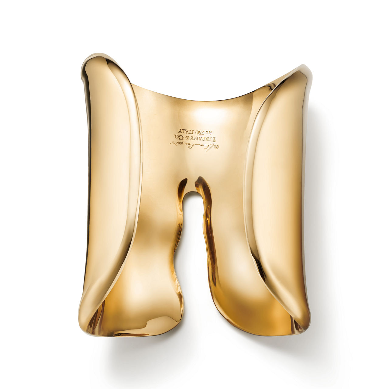 Elsa Peretti®:Split Cuff in Yellow Gold, Large image number 3