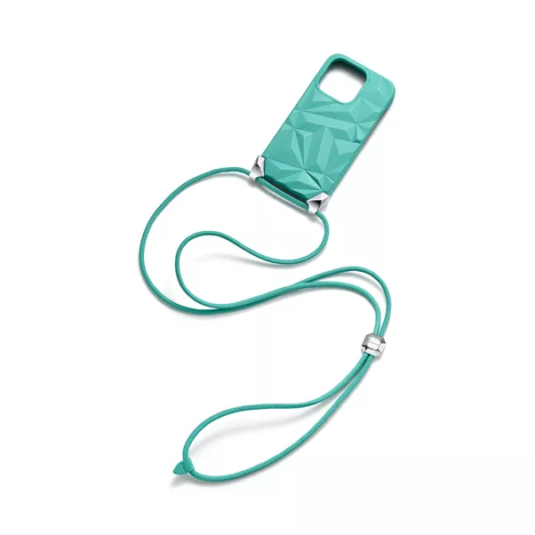 Phone Case in Tiffany Blue® Leather