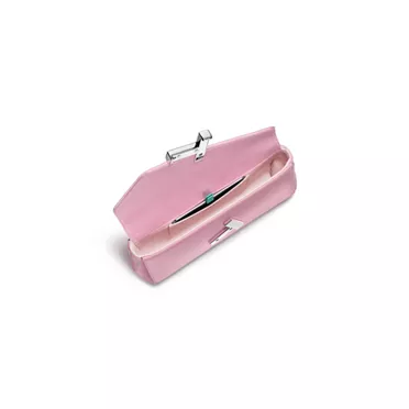 Tiffany T:Mini pochette en satin rose cristal, 2