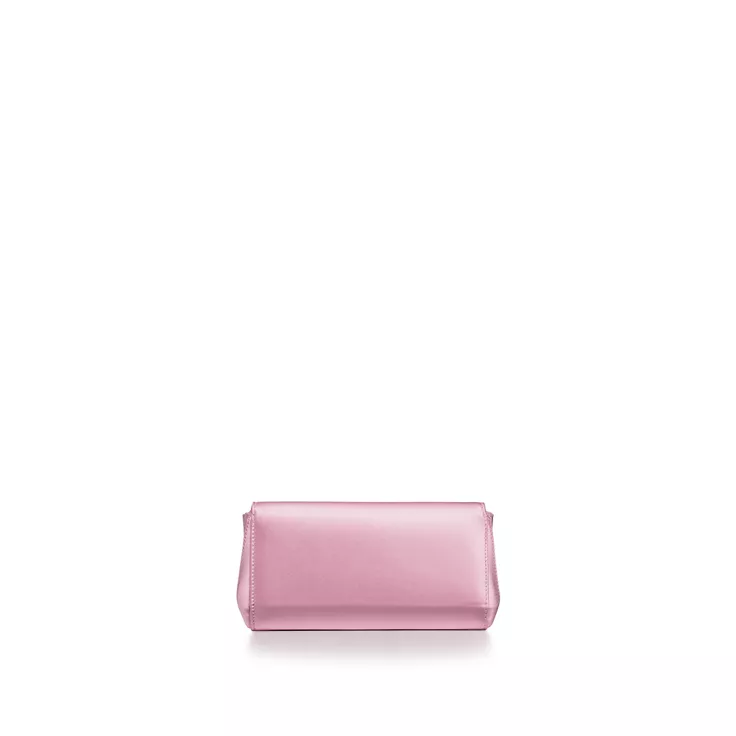 Tiffany T:Mini pochette en satin rose cristal, 4