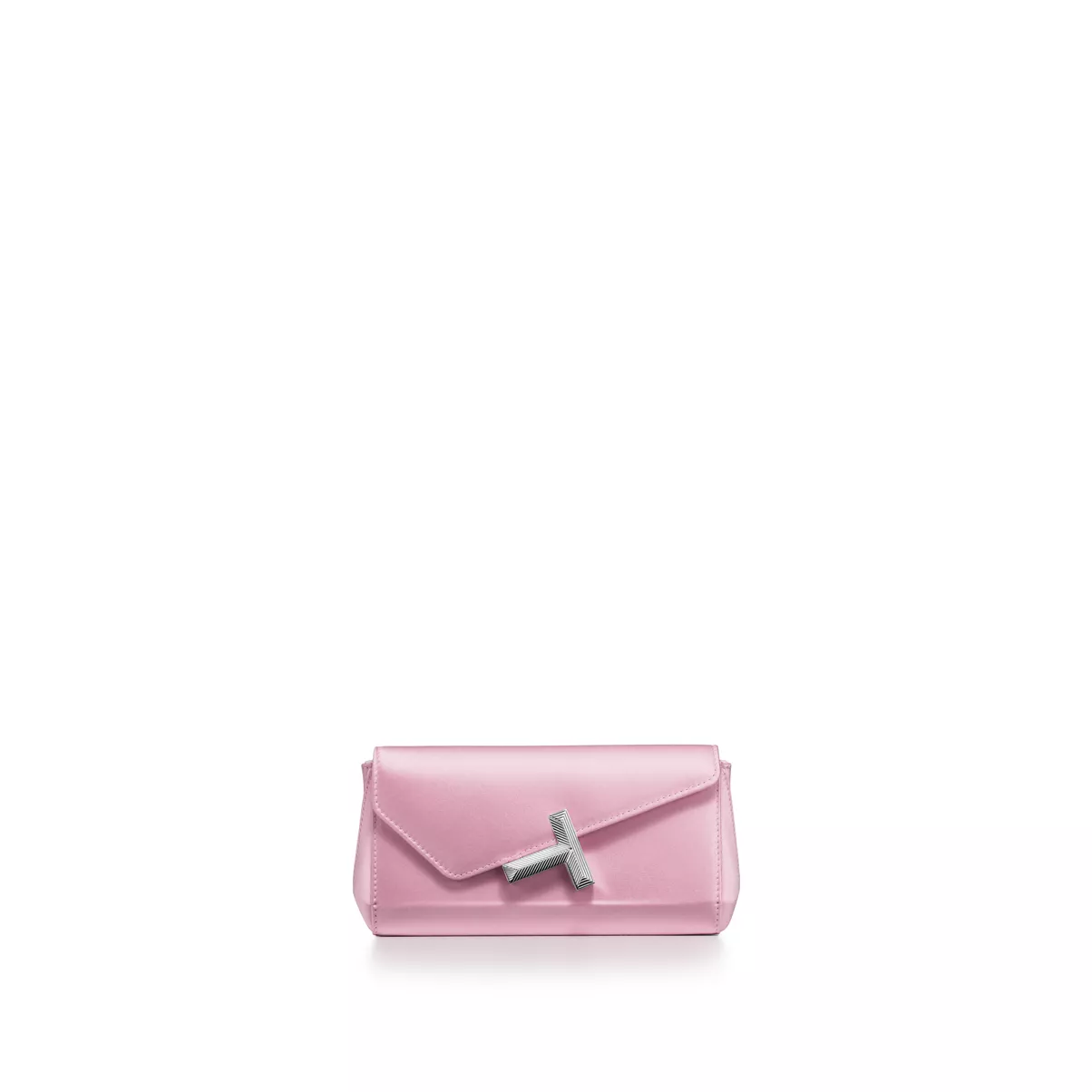 Mini Clutch in Crystal Pink Satin