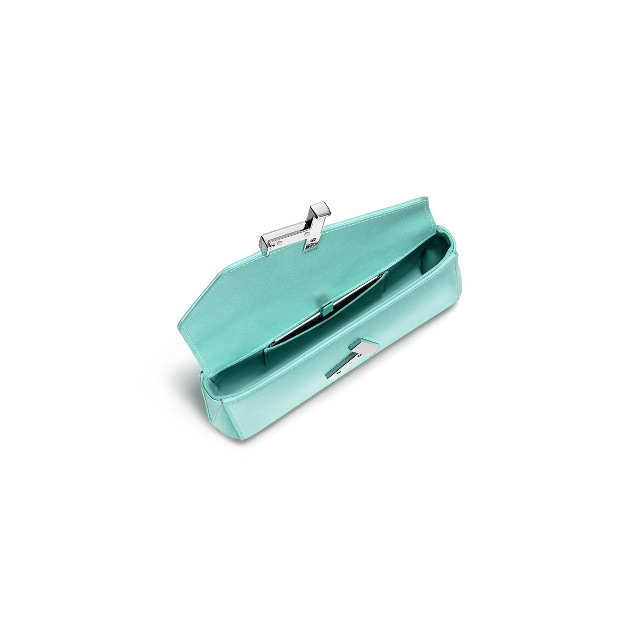 Tiffany T:Mini Clutch in Tiffany Blue® Satin image number 2