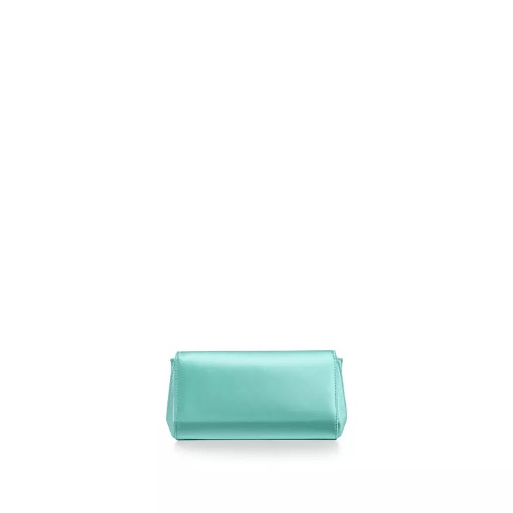 Tiffany T:Mini Clutch in Tiffany Blue® Satin, 4