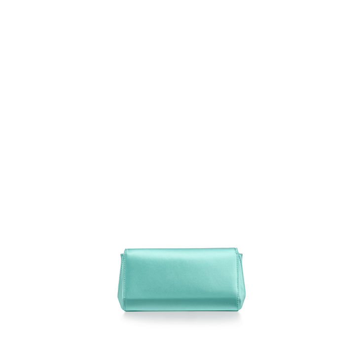 Tiffany T:Mini Clutch in Tiffany Blue® Satin image number 4