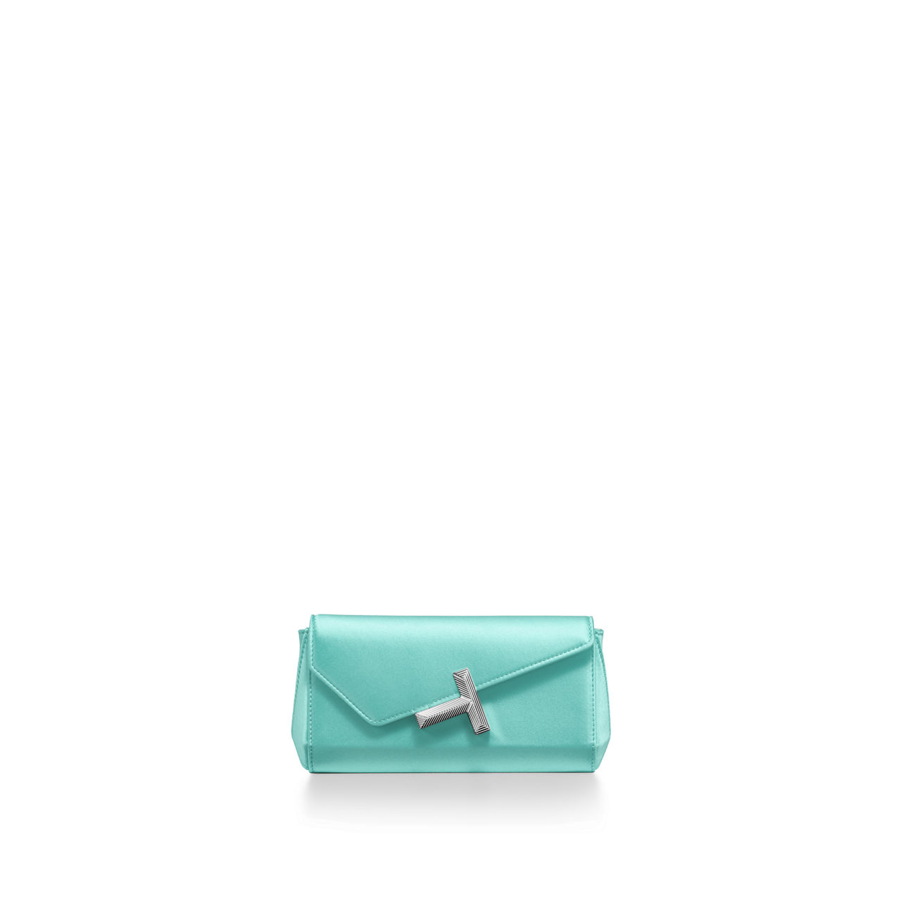 Tiffany T:Mini Clutch in Tiffany Blue® Satin image number 0