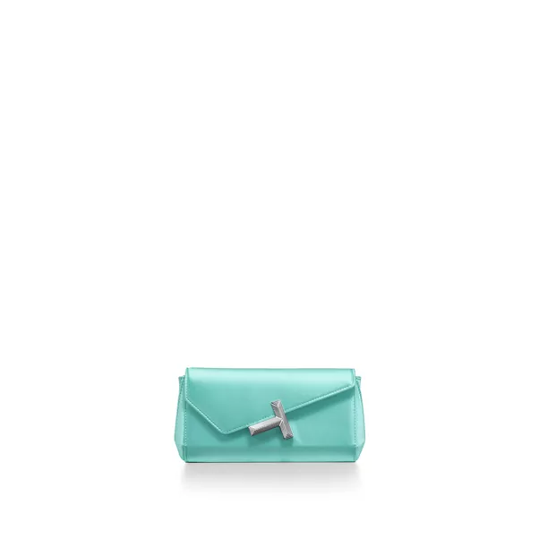 Mini Clutch in Tiffany Blue® Satin
