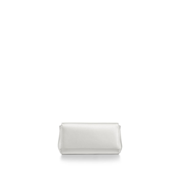 Tiffany T:Mini-Clutch aus Satin in Weiß Bildnummer 4