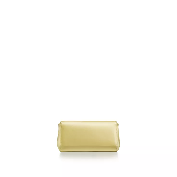 Tiffany T:Mini Clutch in Citrine Yellow Satin, 4