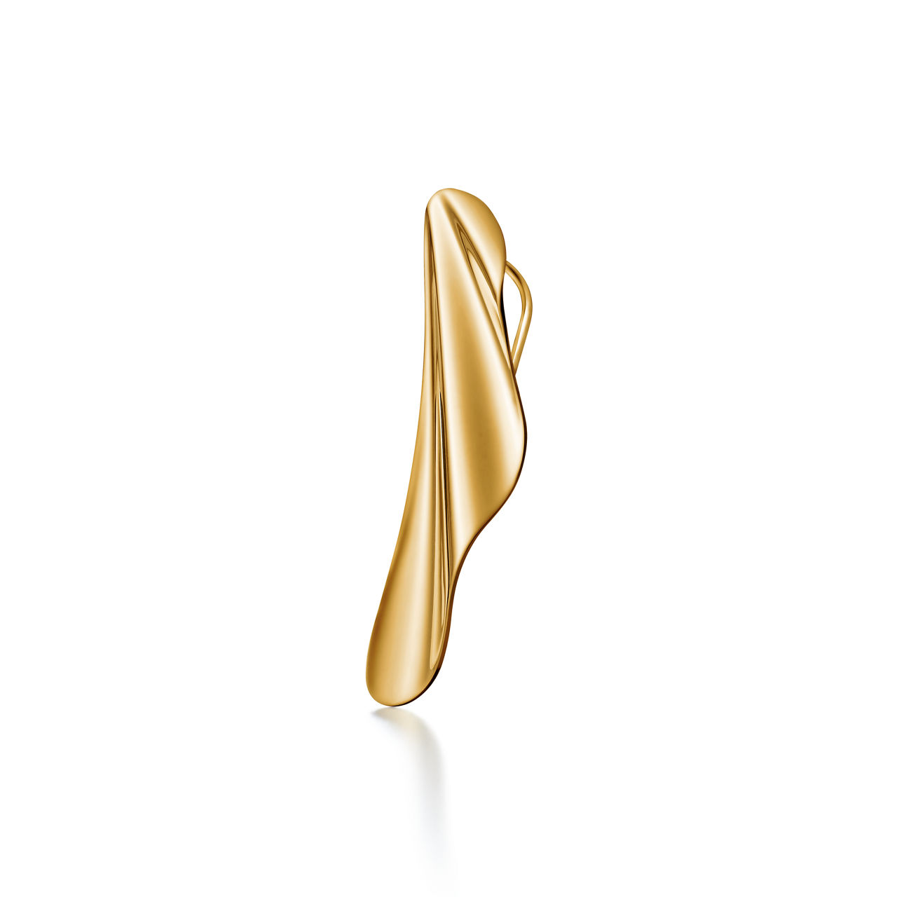 Elsa Peretti®:High Tide Earrings in Yellow Gold image number 2