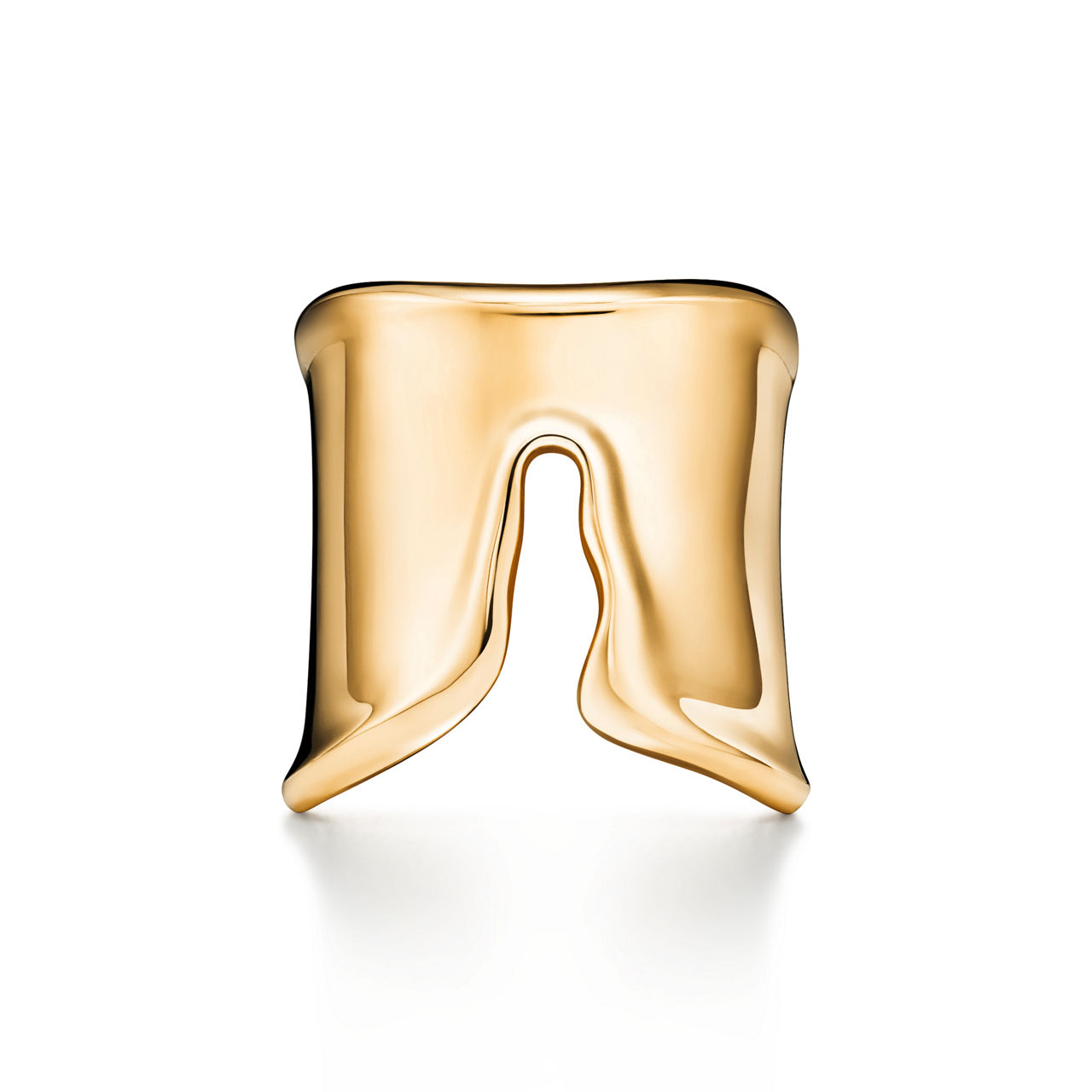 Anillo Split de oro amarillo
