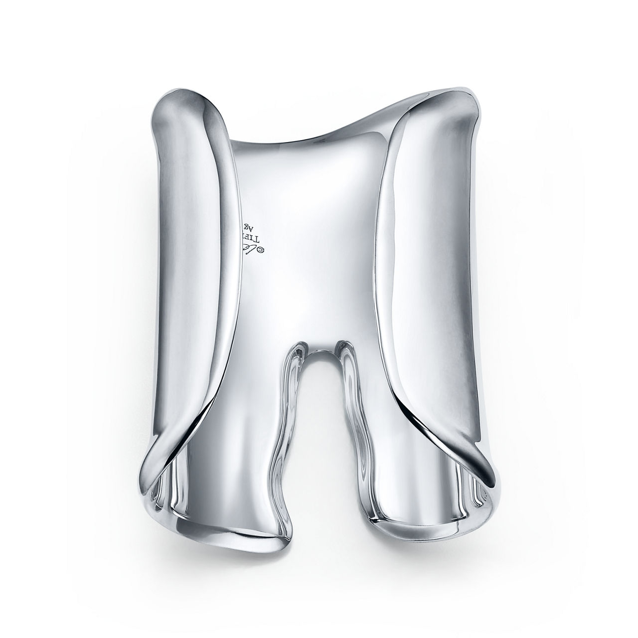 Elsa Peretti®:Manchette Bone Large en argent 925 millièmes numéro dimage {1}