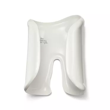 Elsa Peretti®:Large Bone Cuff in White Finish over Copper, 3