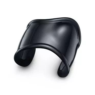 Elsa Peretti&reg;:Medium Bone Cuff in Black Finish over Copper, 61 mm Wide, 2