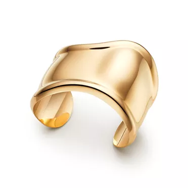 Elsa Peretti&reg;:Small Bone Cuff in Yellow Gold, 2