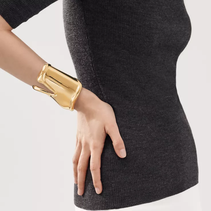 Elsa Peretti&reg;:Gro&szlig;er Bone Cuff in Gelbgold, 1