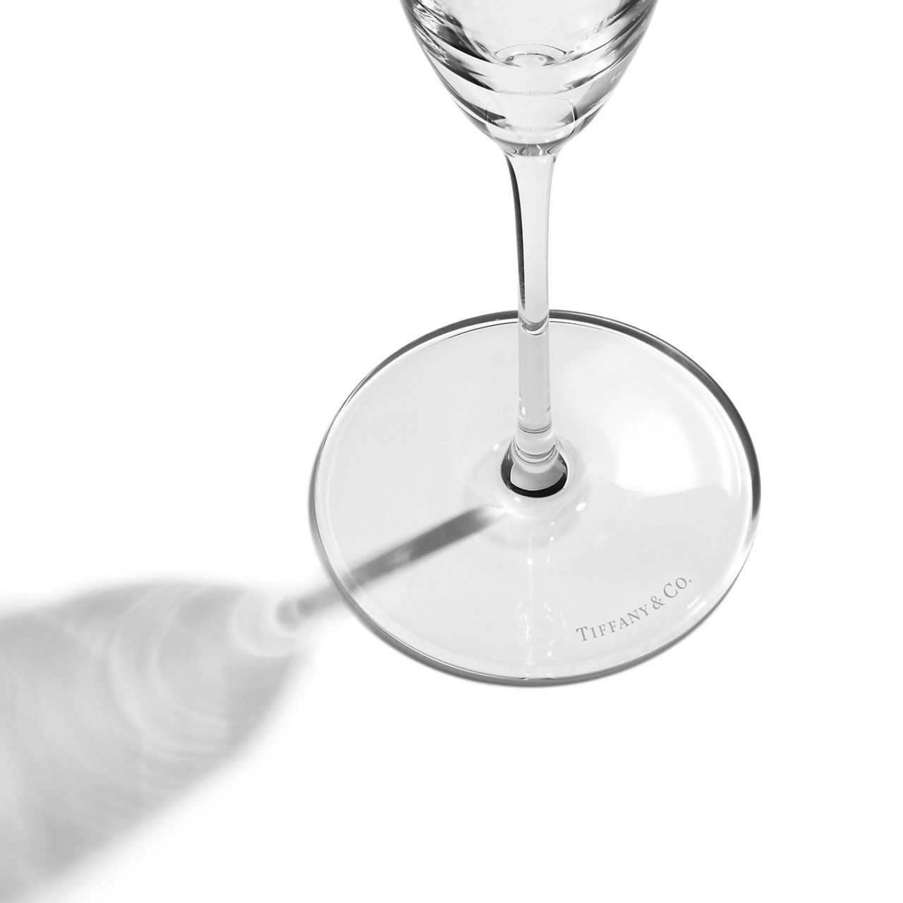 Geätzte Champagnergläser aus Kristallglas, 2er-Set