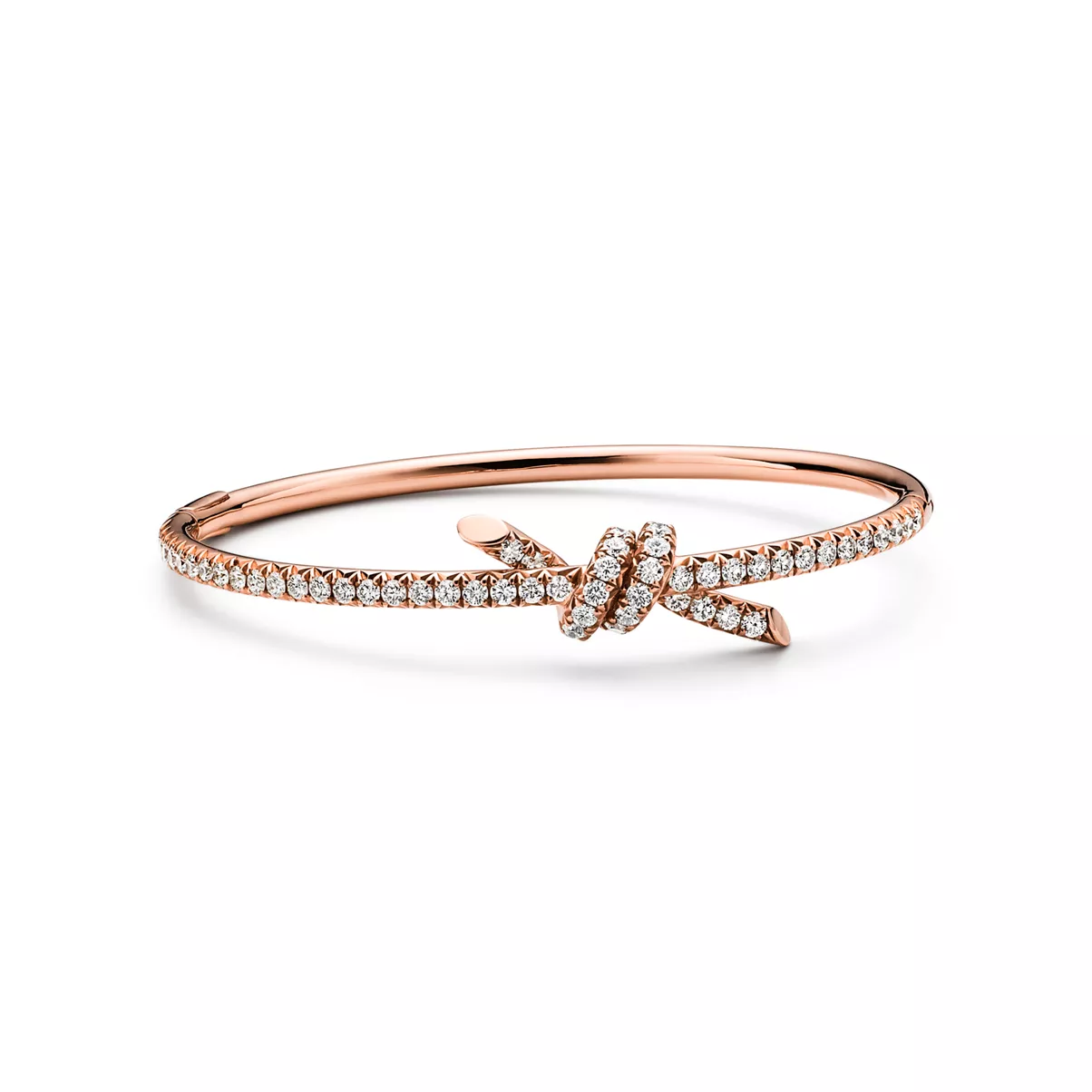 Bangle in Rose Gold with Diamonds