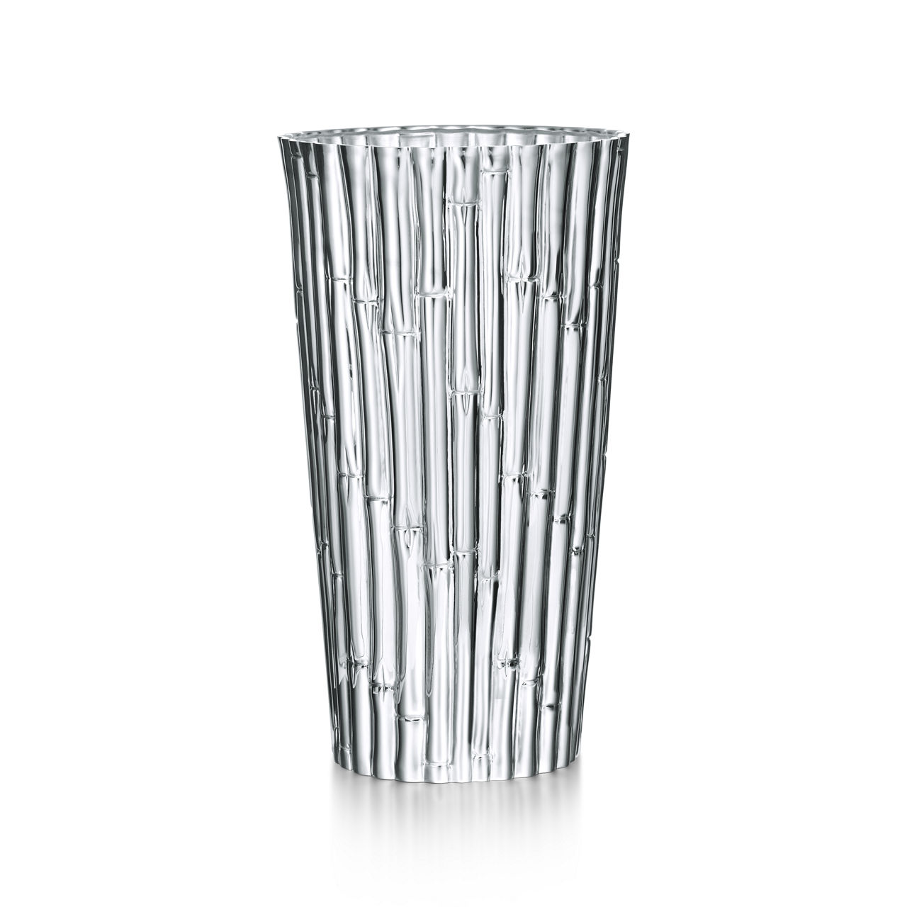 Bamboo:Mittelgroße Vase in Sterlingsilber Bildnummer 0