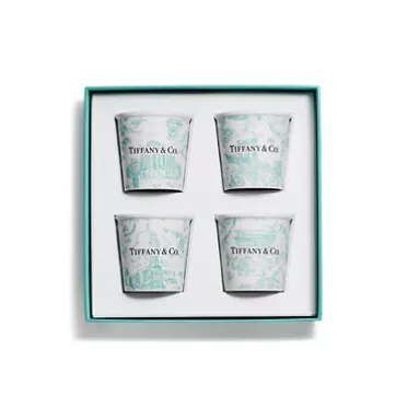 Tiffany Toile:Espresso Cups Set of Four, in Tiffany Blue&reg; Bone China, 3