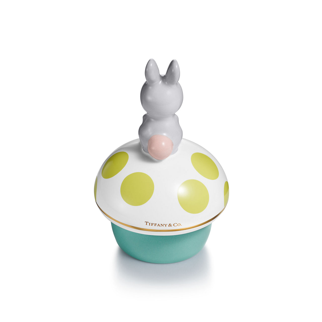 Tiny Tiffany:Rabbit Keepsake Box in Earthenware image number 3