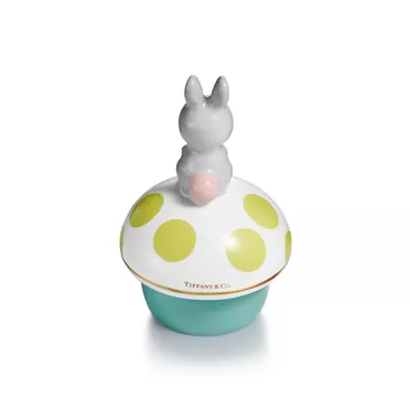 Tiny Tiffany:Rabbit Keepsake Box in Earthenware, 3