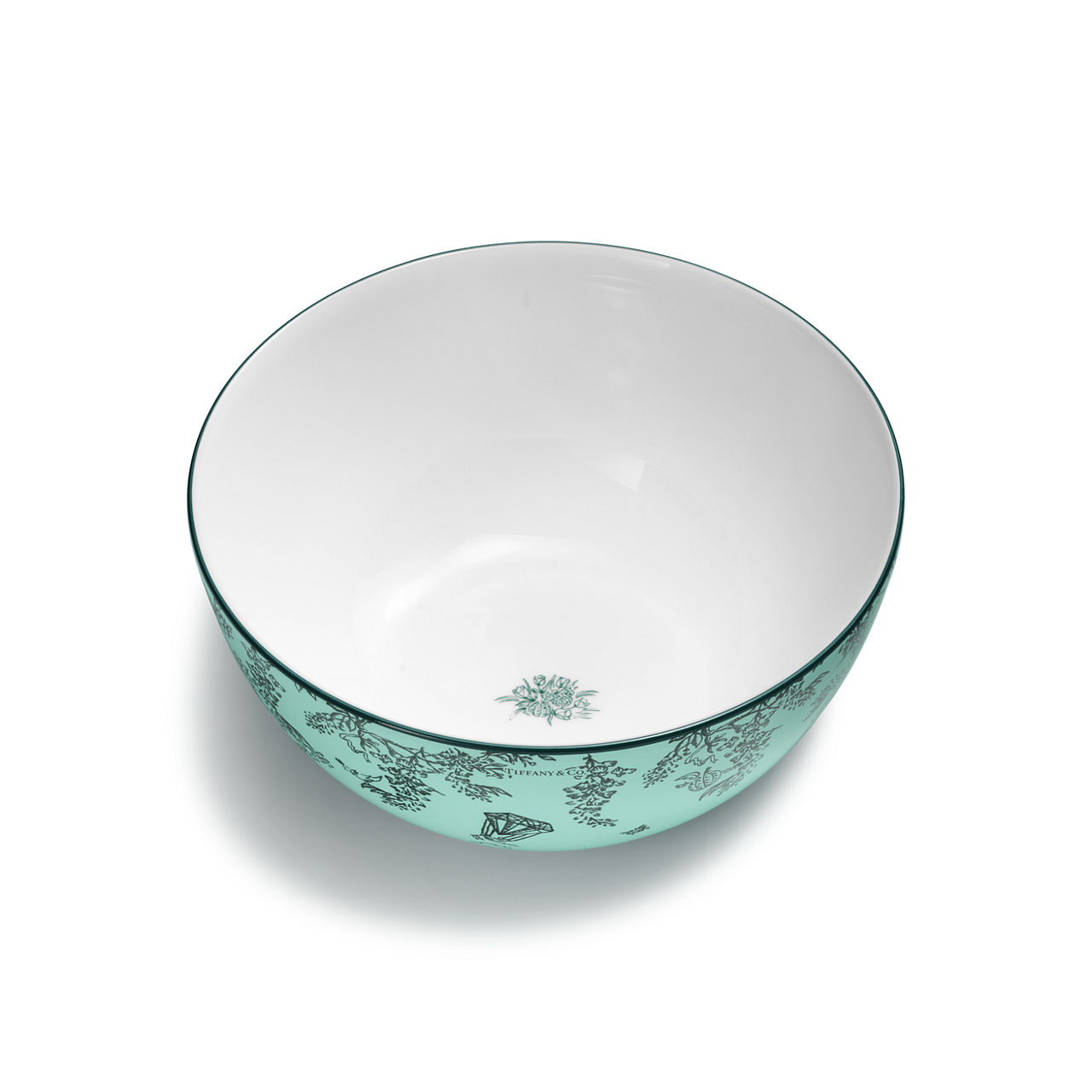 Müslischale aus Porzellan in Tiffany Blue®