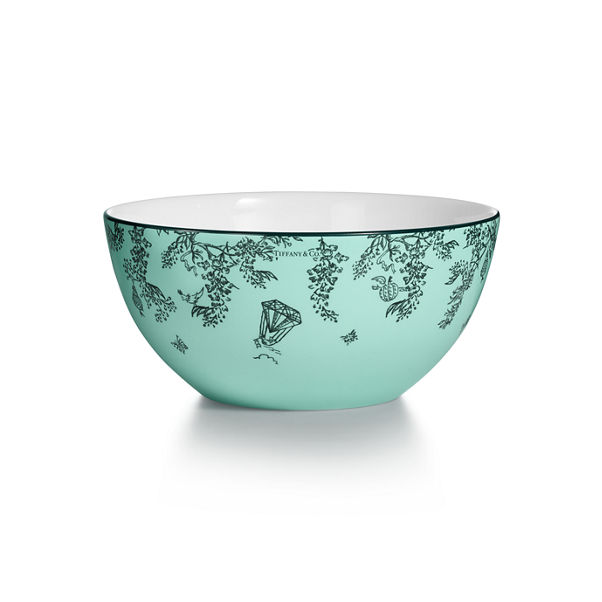 Tiffany Toile:Müslischale aus Porzellan in Tiffany Blue®