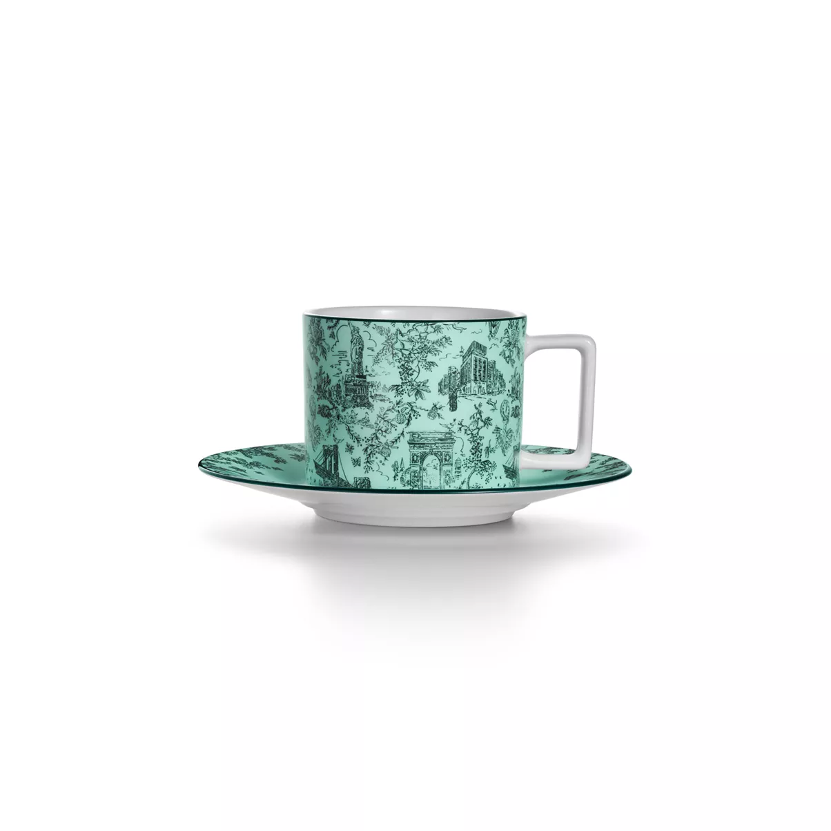 Cup and Saucer in Tiffany Blue&reg; Bone China
