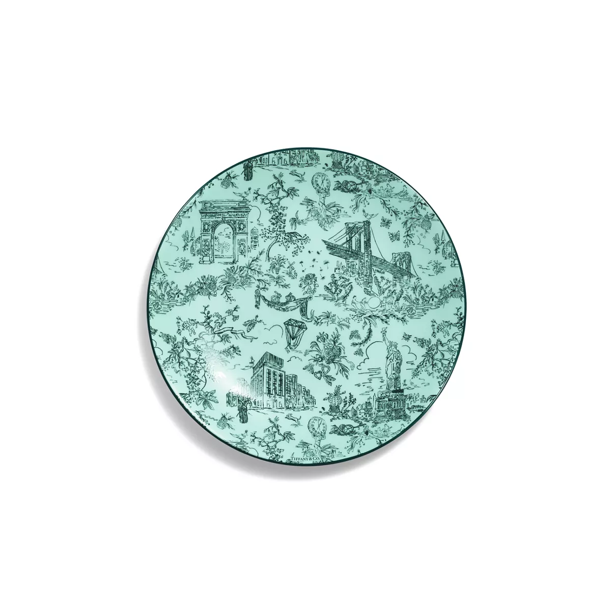 Bread and Butter Plate in Tiffany Blue&reg; Bone China