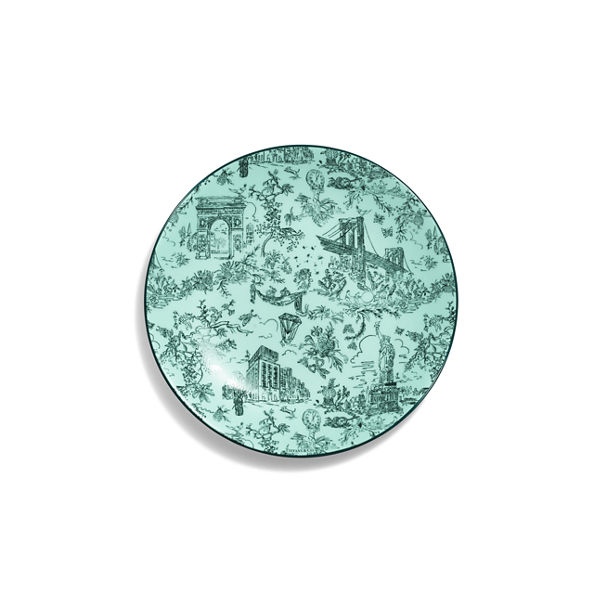 Tiffany Toile:Bread and Butter Plate in Tiffany Blue® Bone China