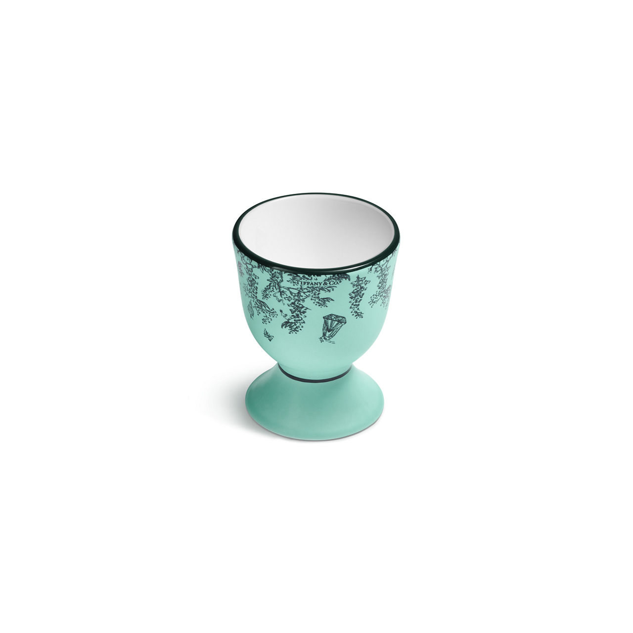 Eierbecher aus Porzellan in Tiffany Blue®